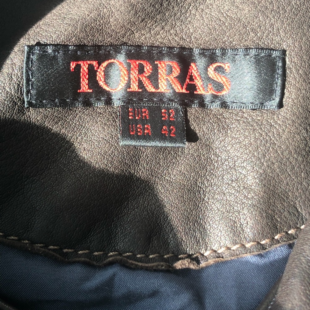 Torras Brown Leather Jacket - Gem
